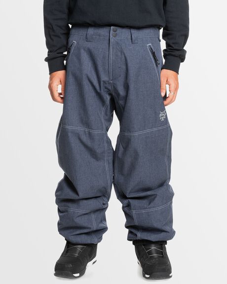DENIM SNOW MENS QUIKSILVER SNOW PANTS - EQYTP03211-BMP0