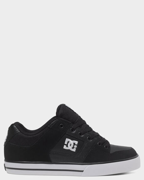 BLACK BLACK WHITE MENS FOOTWEAR DC SHOES SNEAKERS - 300660-BLW