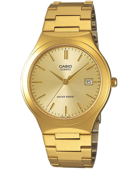 casio edifice black and gold watch