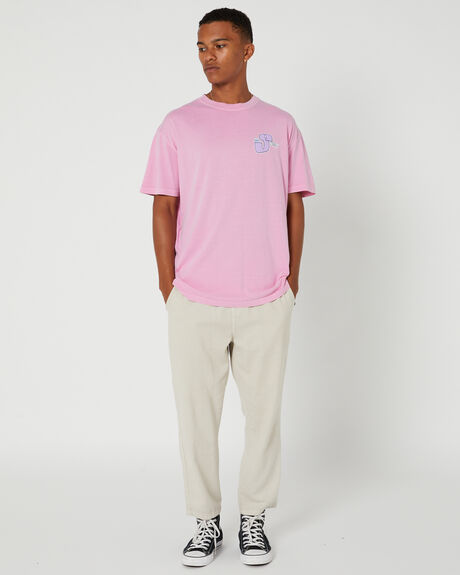 PIGMENT CANDY PINK MENS CLOTHING STUSSY GRAPHIC TEES - ST035012PINK