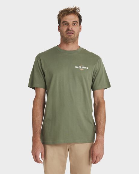 LAUREL WREATH MENS CLOTHING QUIKSILVER T-SHIRTS + SINGLETS - UQMZT03296-GNB0