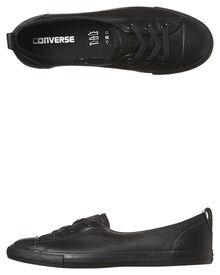 Converse Ballet Lace Leather Shoe - Black SurfStitch