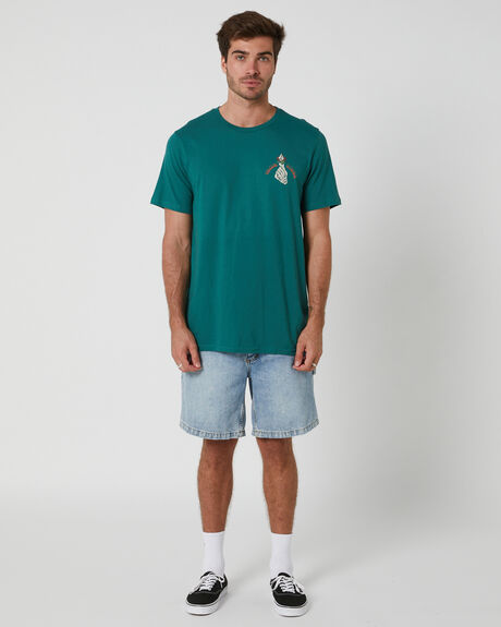 RANGER GREEN MENS CLOTHING VOLCOM T-SHIRTS + SINGLETS - A5042301-RGR