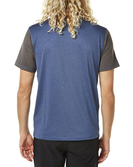 WASHED NAVY HEATHER SURF RASHVESTS QUIKSILVER MENS - EQYWR03047BRQH