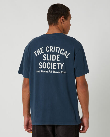 WORKER BLUE MENS CLOTHING THE CRITICAL SLIDE SOCIETY T-SHIRTS + SINGLETS - TECS2418-WBLU
