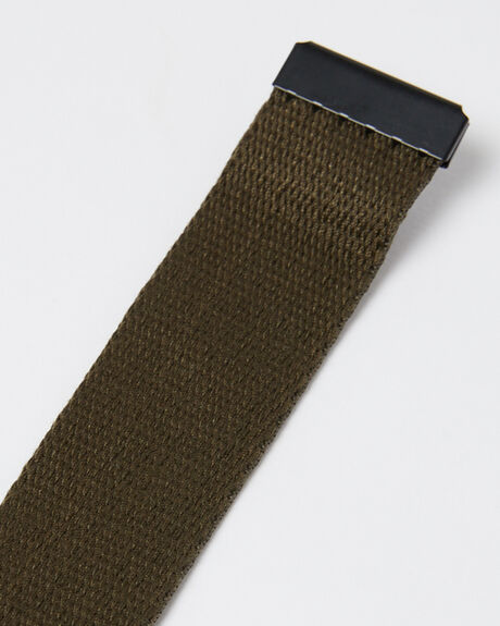 ARMY GREEN MENS ACCESSORIES THRILLS BELTS - TS21-1014FAGRN