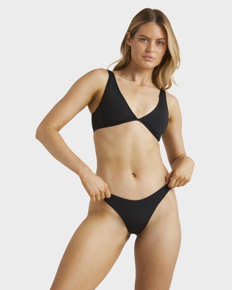 BLACK PEBBLE WOMENS SWIMWEAR BILLABONG BIKINI BOTTOMS - UBJX400155-BPB