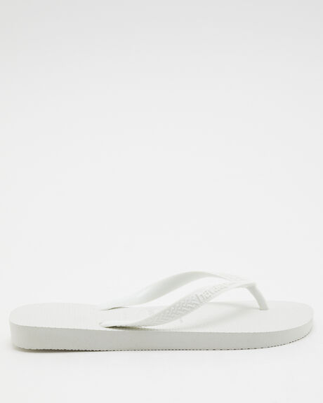 WHITE WOMENS FOOTWEAR HAVAIANAS SLIDES + THONGS - HTCT0001-WHITE