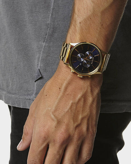GOLD BLUE SUNRAY MENS ACCESSORIES NIXON WATCHES - A3861922