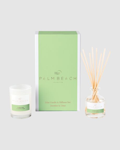 JASMINE & LIME HOME CANDLES + DIFFUSERS PALM BEACH COLLECTION  - GPMCDJL