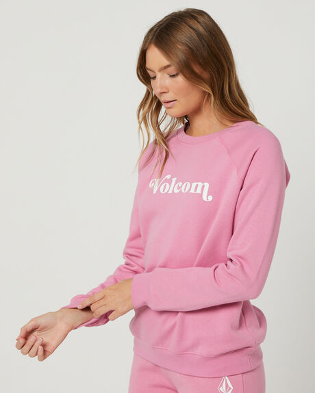 PINK WOMENS CLOTHING VOLCOM JUMPERS - B4612075PNK