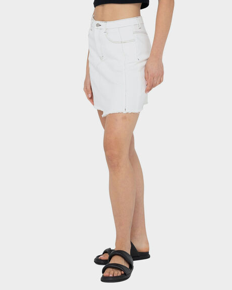 CERAMIC WHITE WOMENS CLOTHING RUSTY SKIRTS - M21-SKL0564-CRW-10