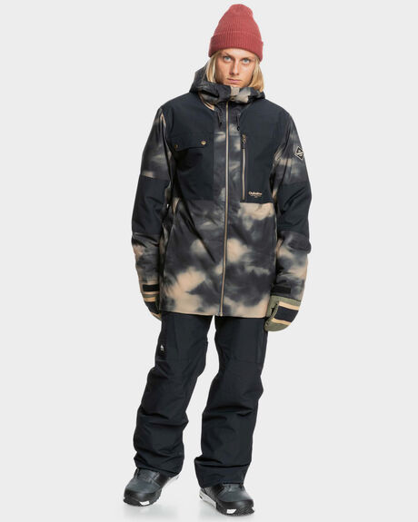 TANNIN PARTICUL SNOW MENS QUIKSILVER SNOW JACKET - EQYTJ03269-CLD6