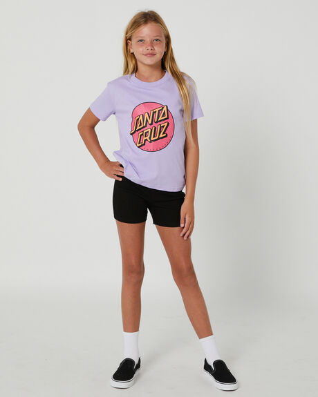 LAVENDER KIDS GIRLS SANTA CRUZ TOPS - SG123-SS01LAV