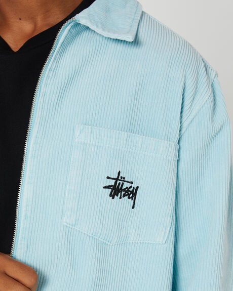 PIGMENT LIGHT BLUE MENS CLOTHING STUSSY JACKETS - ST015506BLUE