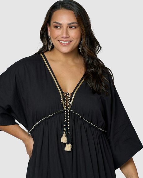 BLACK WOMENS CLOTHING THE POETIC GYPSY DRESSES - CPSS24565001-10