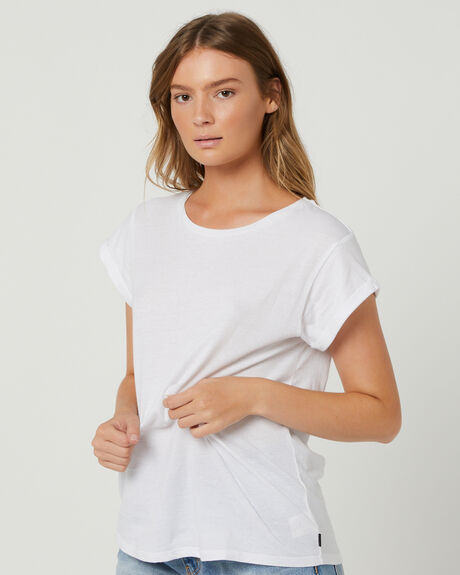 WHITE WOMENS CLOTHING SILENT THEORY TEES - 60X5005WHT