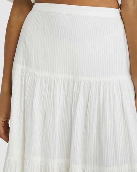 WHITE WOMENS CLOTHING BILLABONG SKIRTS - UBJWK00115-WHT
