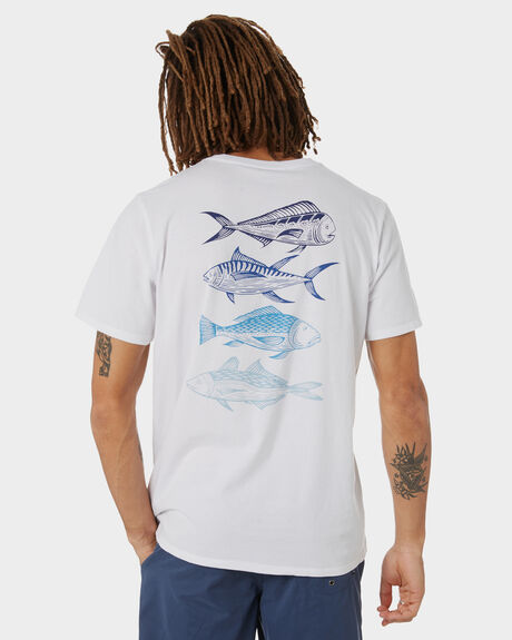 WHITE MENS CLOTHING DEPACTUS GRAPHIC TEES - D5212001WHITE
