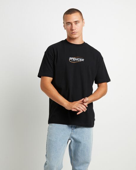 BLACK MENS CLOTHING SPENCER PROJECT T-SHIRTS + SINGLETS - 1000105522-BLK-S