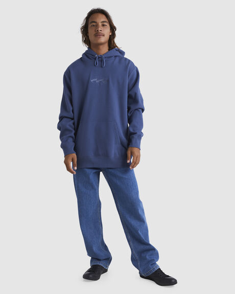 SLATE BLUE MENS CLOTHING BILLABONG HOODIES - UBYFT00260-SLB