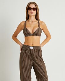 SUBTITLED Poppy Stripe Bralette