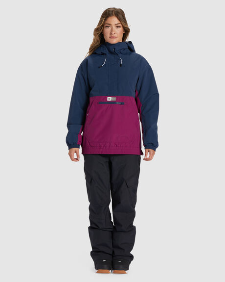 DRESS BLUES SNOW WOMENS DC SHOES SNOW JACKET - ADJTJ03040-BTK0