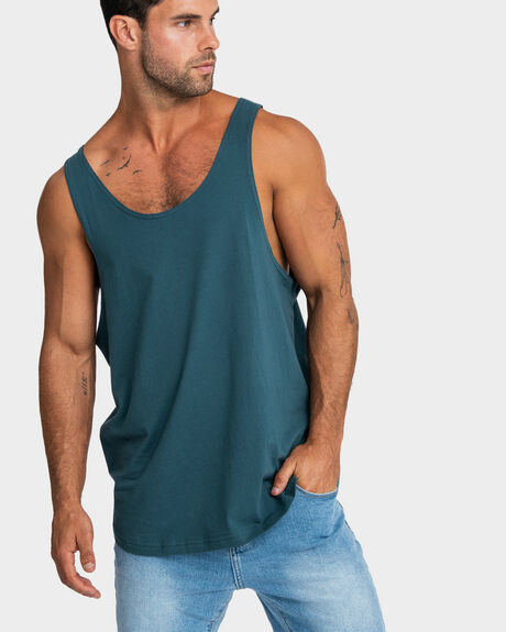 GREEN MENS CLOTHING ONEBYONE SINGLETS + TANKS - OBO-1032-S