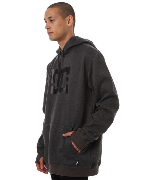 DARK SHADOW HEATHER MENS CLOTHING DC SHOES JUMPERS - EDYFT03288KRP1