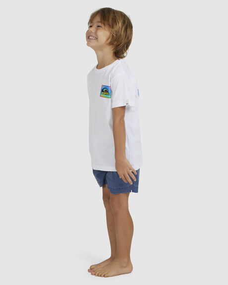 WHITE KIDS BOYS QUIKSILVER TOPS - UQKZT03342-WBB0