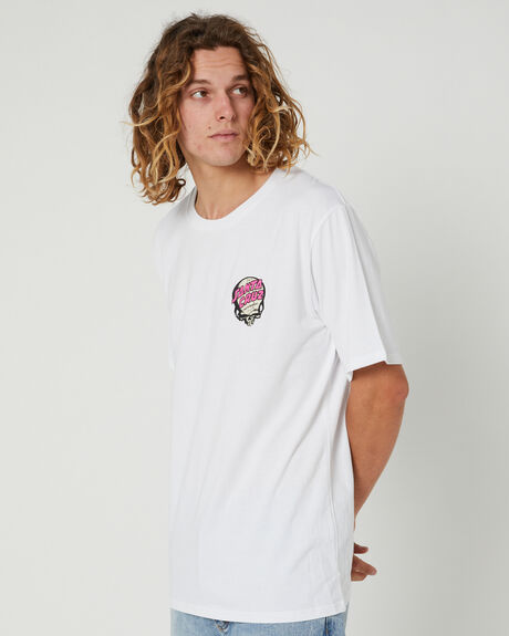 WHITE MENS CLOTHING SANTA CRUZ T-SHIRTS + SINGLETS - SM3220113WHT