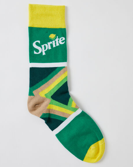 GREEN MENS ACCESSORIES FOOT-IES SOCKS + UNDERWEAR - FSPR513GRN