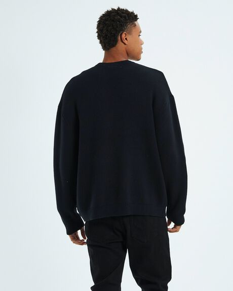 BLACK MENS CLOTHING INSIGHT KNITS + CARDIGANS - 52426800026