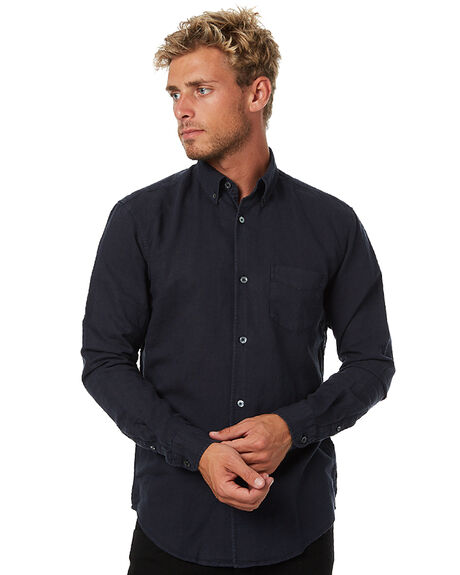 NAVY MENS CLOTHING ASSEMBLY SHIRTS - AM-W217-5NVY