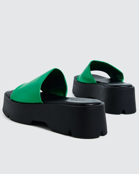 GREEN WOMENS FOOTWEAR ALICE IN THE EVE SLIDES - 52126000013
