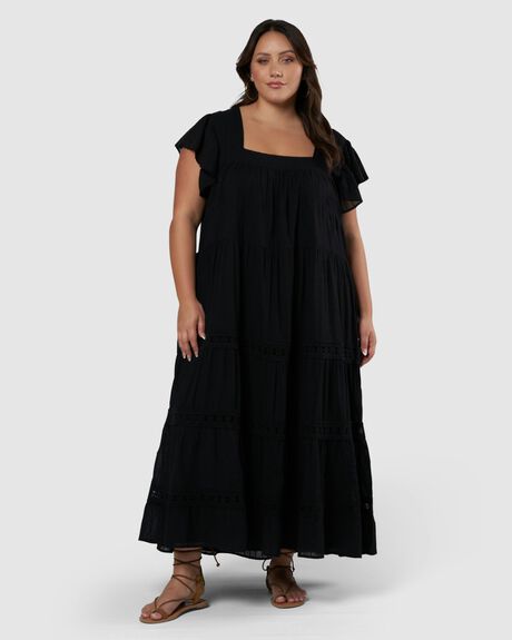 BLACK WOMENS CLOTHING THE POETIC GYPSY DRESSES - CPSS24005001-10