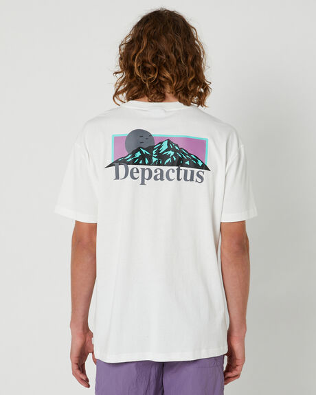 WHITE MENS CLOTHING DEPACTUS T-SHIRTS + SINGLETS - DEMS23234WHT