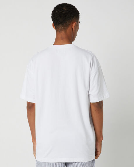 WHITE MENS CLOTHING ACADEMY BRAND T-SHIRTS + SINGLETS - 24S510-WHI