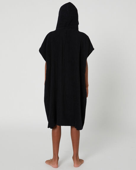 BLACK KIDS BOYS SWELL TOWELS - S32221801BLK