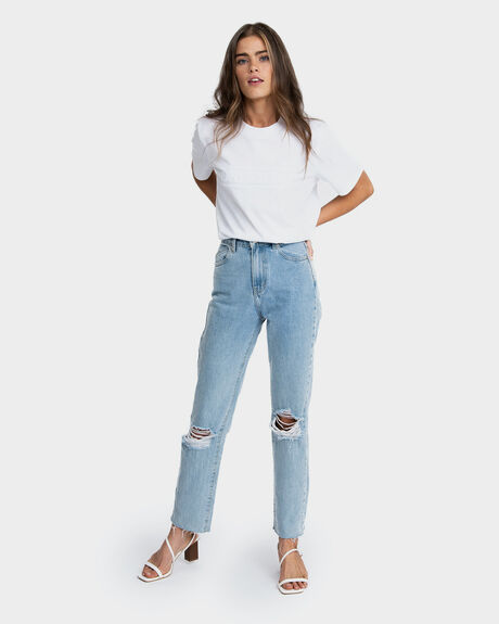 WHITE WOMENS CLOTHING ONEBYONE TEES - OBO-924-XS