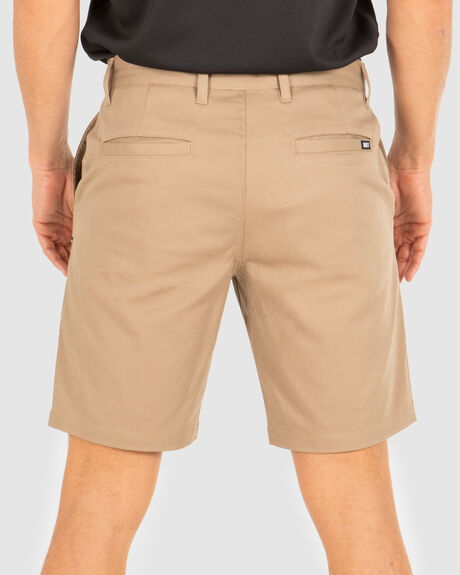 KHAKI MENS CLOTHING UNIT SHORTS - 212117004-KHAKI