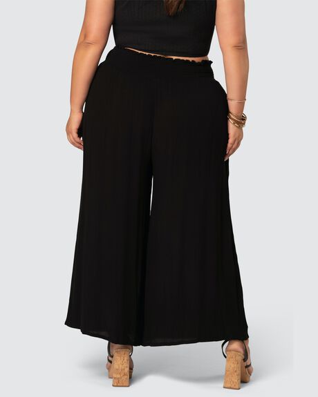 BLACK WOMENS CLOTHING THE POETIC GYPSY PANTS - CPAW23655001-10