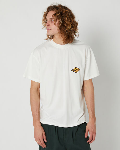VINTAGE WHITE MENS CLOTHING THE CRITICAL SLIDE SOCIETY GRAPHIC TEES - TE2359VIW