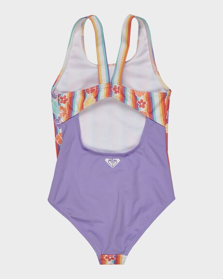 BRIGHT WHITE RAINBOW BAY KIDS GIRLS ROXY SWIMWEAR - ERLX103113-WBB6