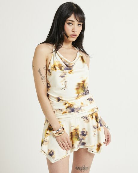 FLORAL WOMENS CLOTHING ALICE IN THE EVE DRESSES - ALWS25269-ASST-XXS