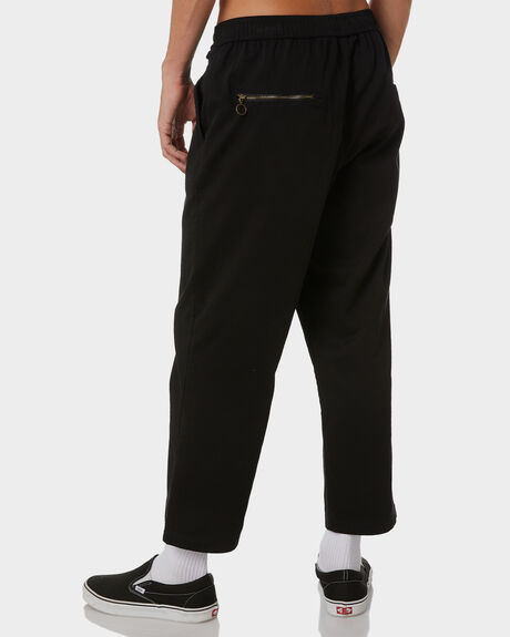 BLACK MENS CLOTHING FORMER PANTS - FPA-21303BLK