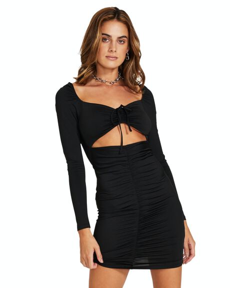 BLACK WOMENS CLOTHING NEON HART DRESSES - 35794500023