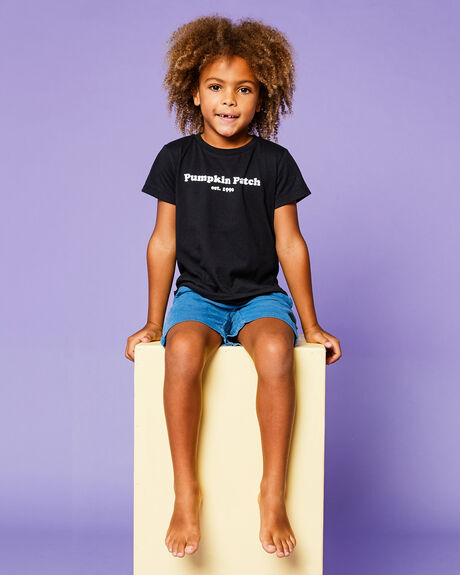 BLACK KIDS BOYS PUMPKIN PATCH T-SHIRTS + SINGLETS - 20TB8027TPPBLK