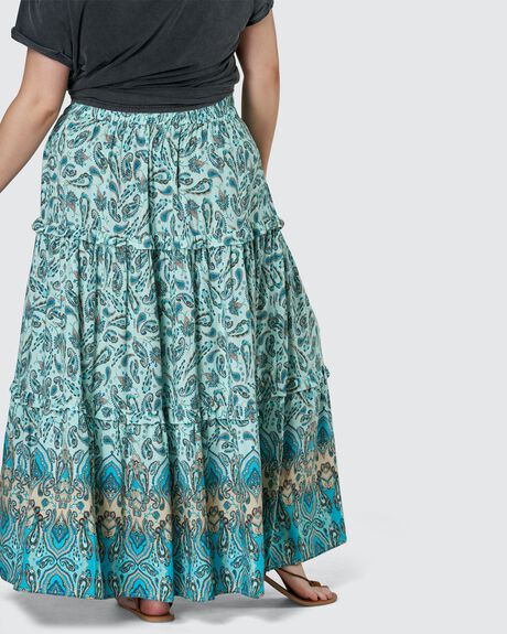 BLUE WOMENS CLOTHING THE POETIC GYPSY SKIRTS - CPSS21557001-10