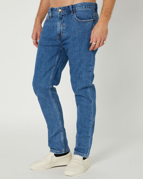 HIGHWAY BLUE MENS CLOTHING THRILLS JEANS - TDP-419EHW